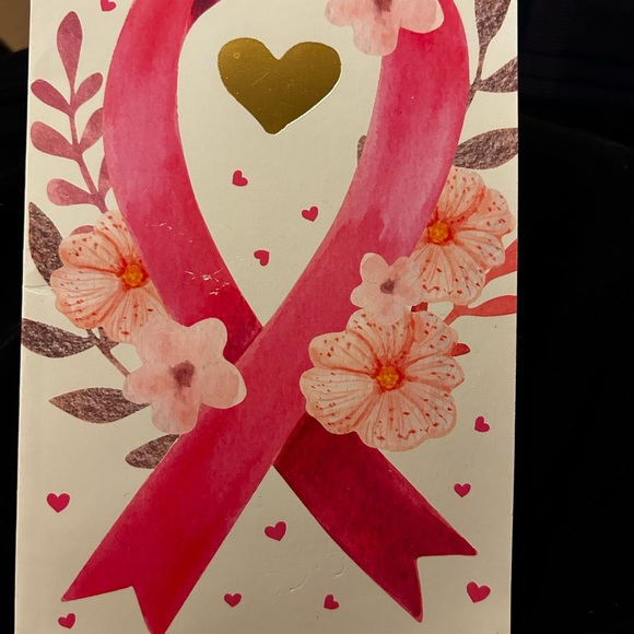 Pink Ribbon Greeting Card - Picture 2 of 2
